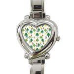 xmas0023 Heart Italian Charm Watch