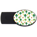 xmas0023 USB Flash Drive Oval (4 GB)
