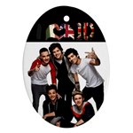 ONE DIRECTION CHRISTMAS ORNAMENT Ornament (Oval) Clone