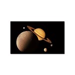 Saturn Enceladus Sticker Rectangular (100 pack)