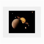 Saturn Enceladus Glasses Cloth