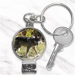 Wolf Teething Nail Clippers Key Chain