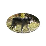 Wolf Teething Sticker Oval (100 pack)
