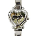 Wolf Teething Heart Italian Charm Watch