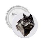 Wolf Head  2.25  Button