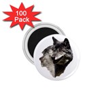 Wolf Head  1.75  Magnet (100 pack) 