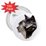 Wolf Head  2.25  Button (100 pack)