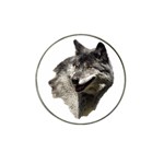 Wolf Head  Hat Clip Ball Marker