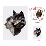 Wolf Head  Playing Cards Single Design