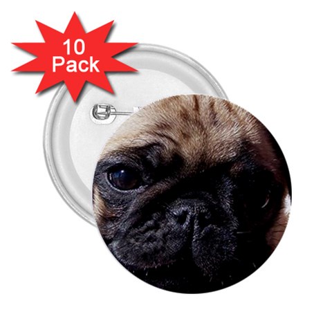 PUG 2.25  Button (10 pack) from ArtsNow.com Front