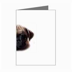 PUG Mini Greeting Card from ArtsNow.com Left