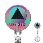 Vaporwave Aesthetic Stainless Steel Nurses Watch