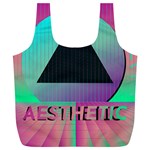 Vaporwave Aesthetic Full Print Recycle Bag (XL)