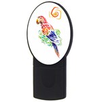 Scarlet Macaw USB Flash Drive Oval (2 GB)