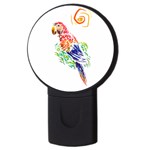 Scarlet Macaw USB Flash Drive Round (4 GB)