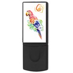 Scarlet Macaw USB Flash Drive Rectangular (4 GB)