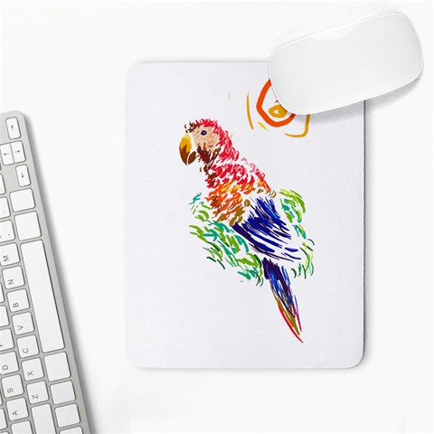 Scarlet Macaw Small Mousepad from ArtsNow.com Front