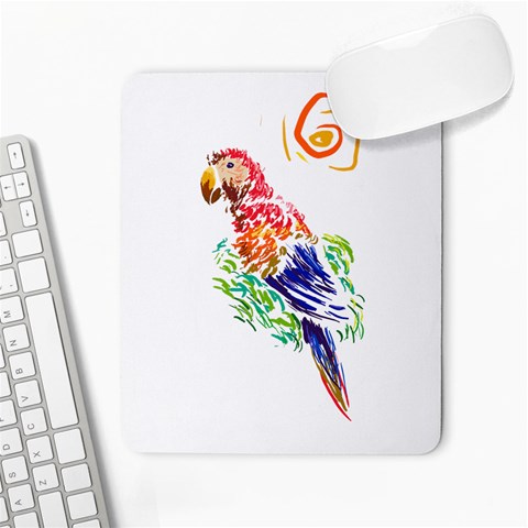 Scarlet Macaw Large Mousepad from ArtsNow.com Front