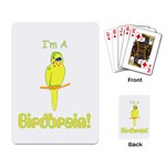 Budgie Birdbrain Playing Cards Single Design