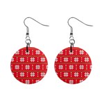 xmas0024 1  Button Earrings