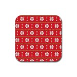 xmas0024 Rubber Coaster (Square)