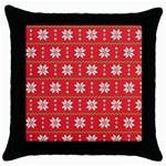 xmas0024 Throw Pillow Case (Black)