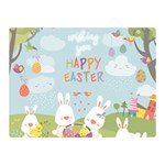 easter bunnies Double Sided Flano Blanket (Mini)