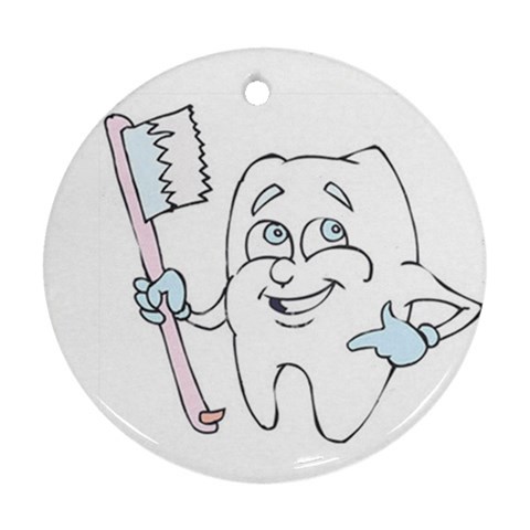 Dentist (custom) Ornament (Round) from ArtsNow.com Front