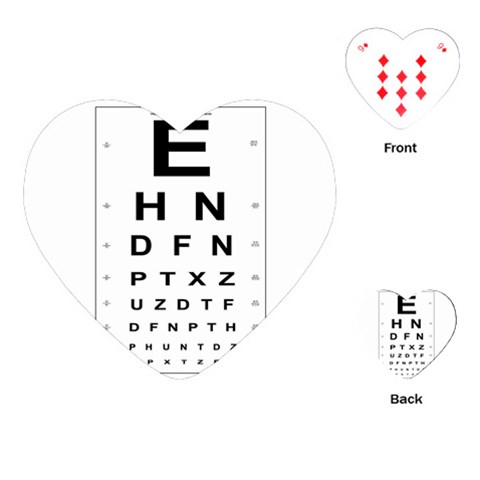 Design0540 Heart Playing Card from ArtsNow.com Front