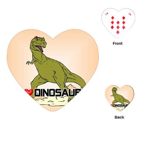 Design1462 Heart Playing Card from ArtsNow.com Front