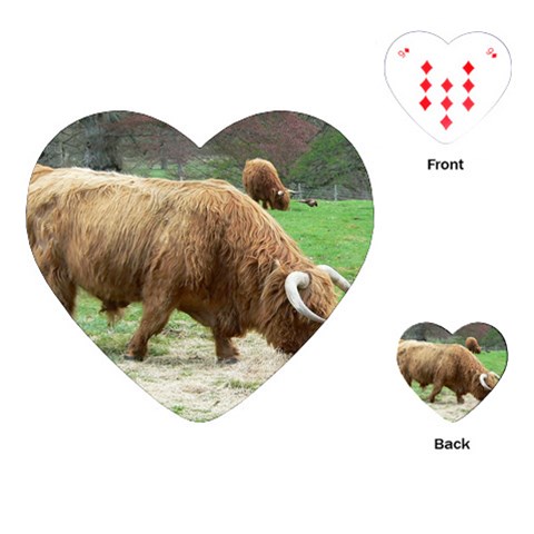 Eesign0016 Heart Playing Card from ArtsNow.com Front