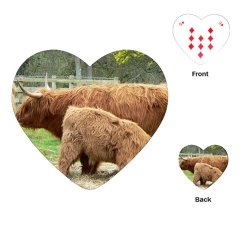 Eesign0019 Heart Playing Card from ArtsNow.com Front