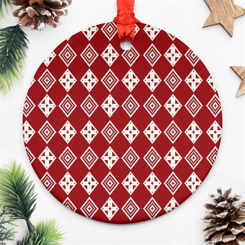 xmas0031 Ornament (Round) from ArtsNow.com Front