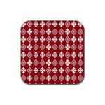 xmas0031 Rubber Coaster (Square)