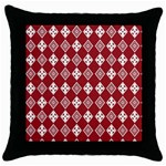 xmas0031 Throw Pillow Case (Black)