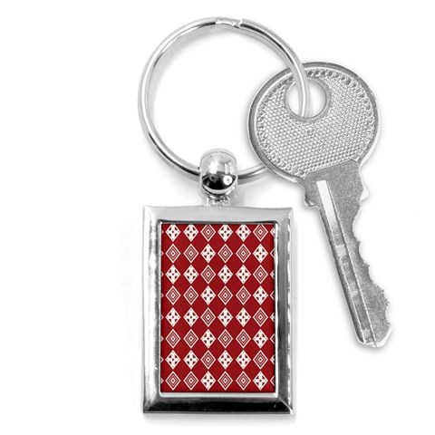 xmas0031 Key Chain (Rectangle) from ArtsNow.com Front