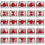 xmas0031 9mm Italian Charm (25 pack)