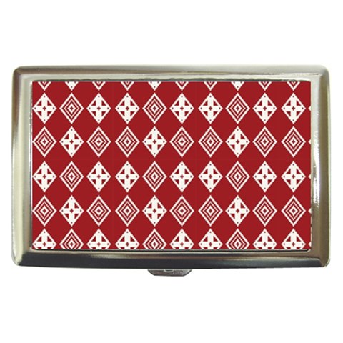 xmas0031 Cigarette Money Case from ArtsNow.com Front