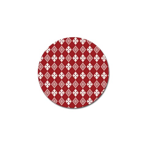 xmas0031 Golf Ball Marker from ArtsNow.com Front
