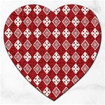 xmas0031 Jigsaw Puzzle (Heart)