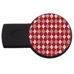 xmas0031 USB Flash Drive Round (4 GB)