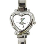 nurse stick Heart Italian Charm Watch