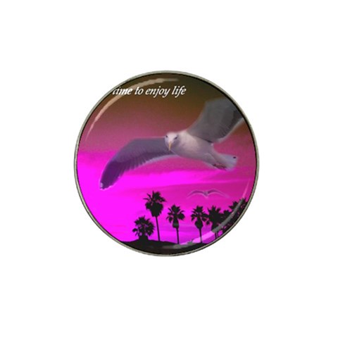 Enjoy Life Hat Clip Ball Marker from ArtsNow.com Front