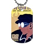 Save Your Eyes Dog Tag (One Side)