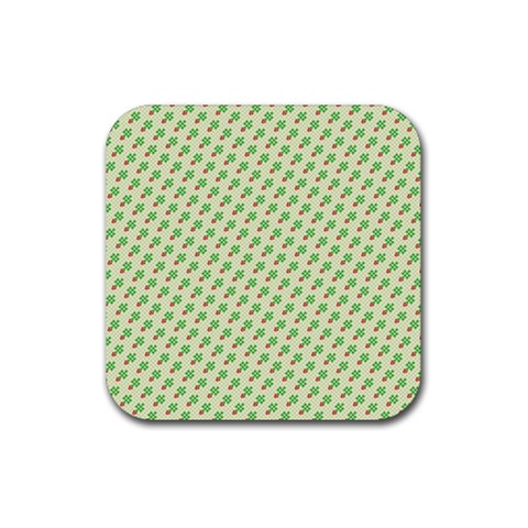 xmas0016 Rubber Coaster (Square) from ArtsNow.com Front
