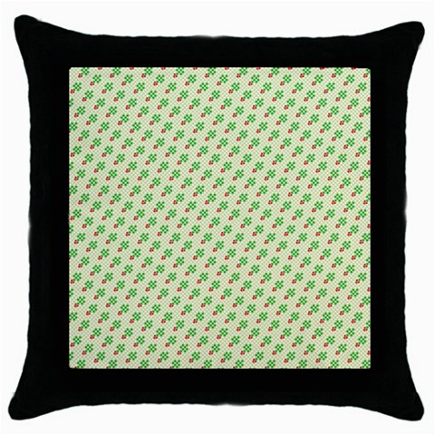 xmas0016 Throw Pillow Case (Black) from ArtsNow.com Front