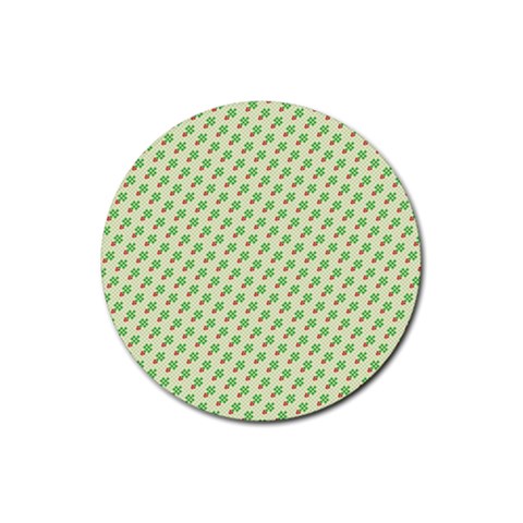 xmas0016 Rubber Coaster (Round) from ArtsNow.com Front