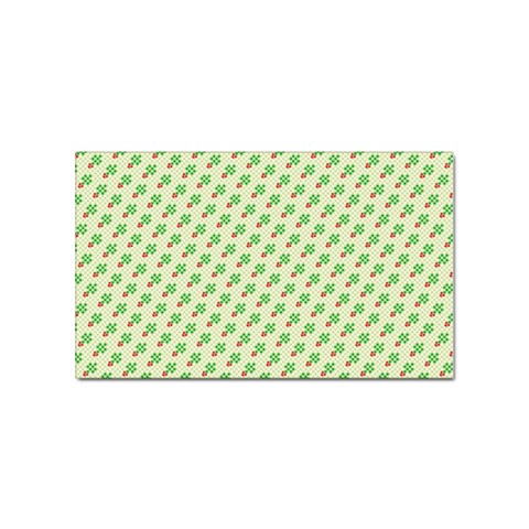 xmas0016 Sticker (Rectangular) from ArtsNow.com Front