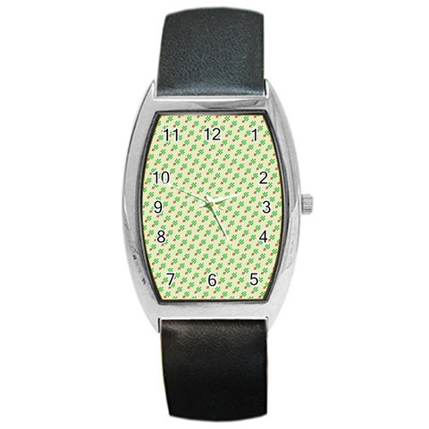 xmas0016 Barrel Style Metal Watch from ArtsNow.com Front