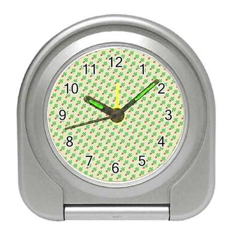 xmas0016 Travel Alarm Clock from ArtsNow.com Front